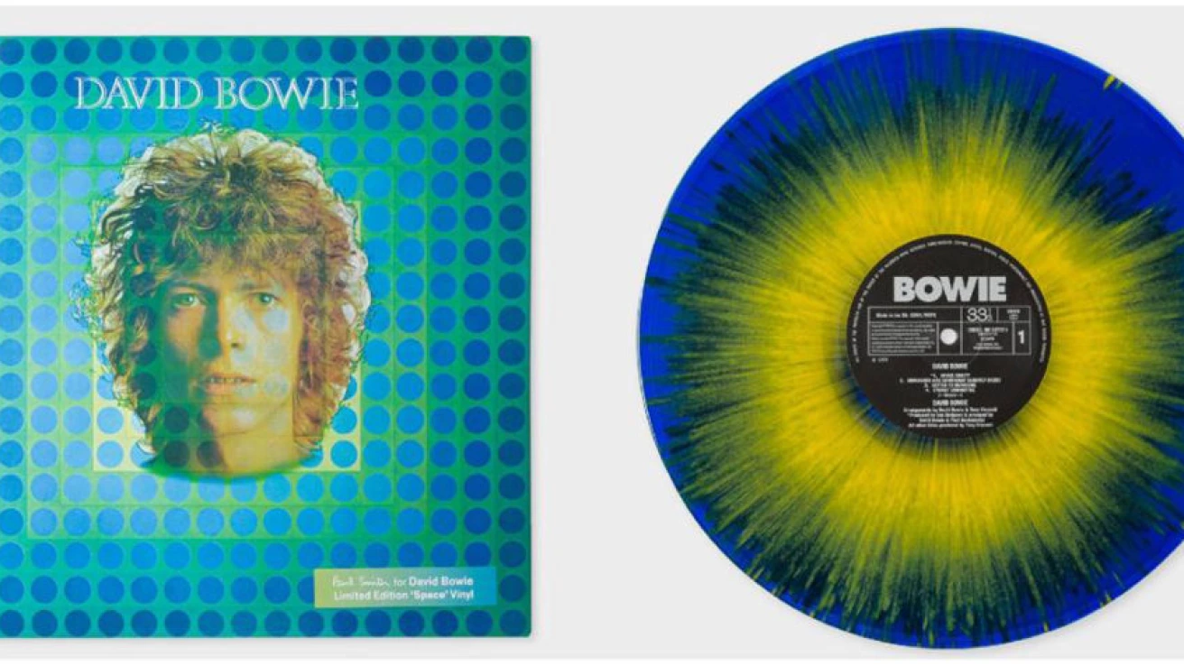 British designer creates vinyl for David Bowie's 'Space Oddity'