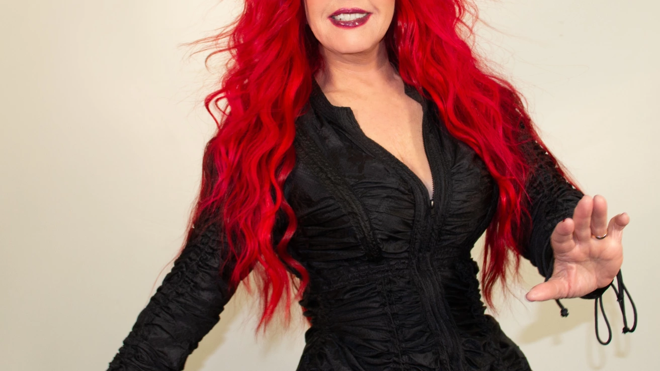 red hair with black dress A Red wig with a black Dress Perfect combos 