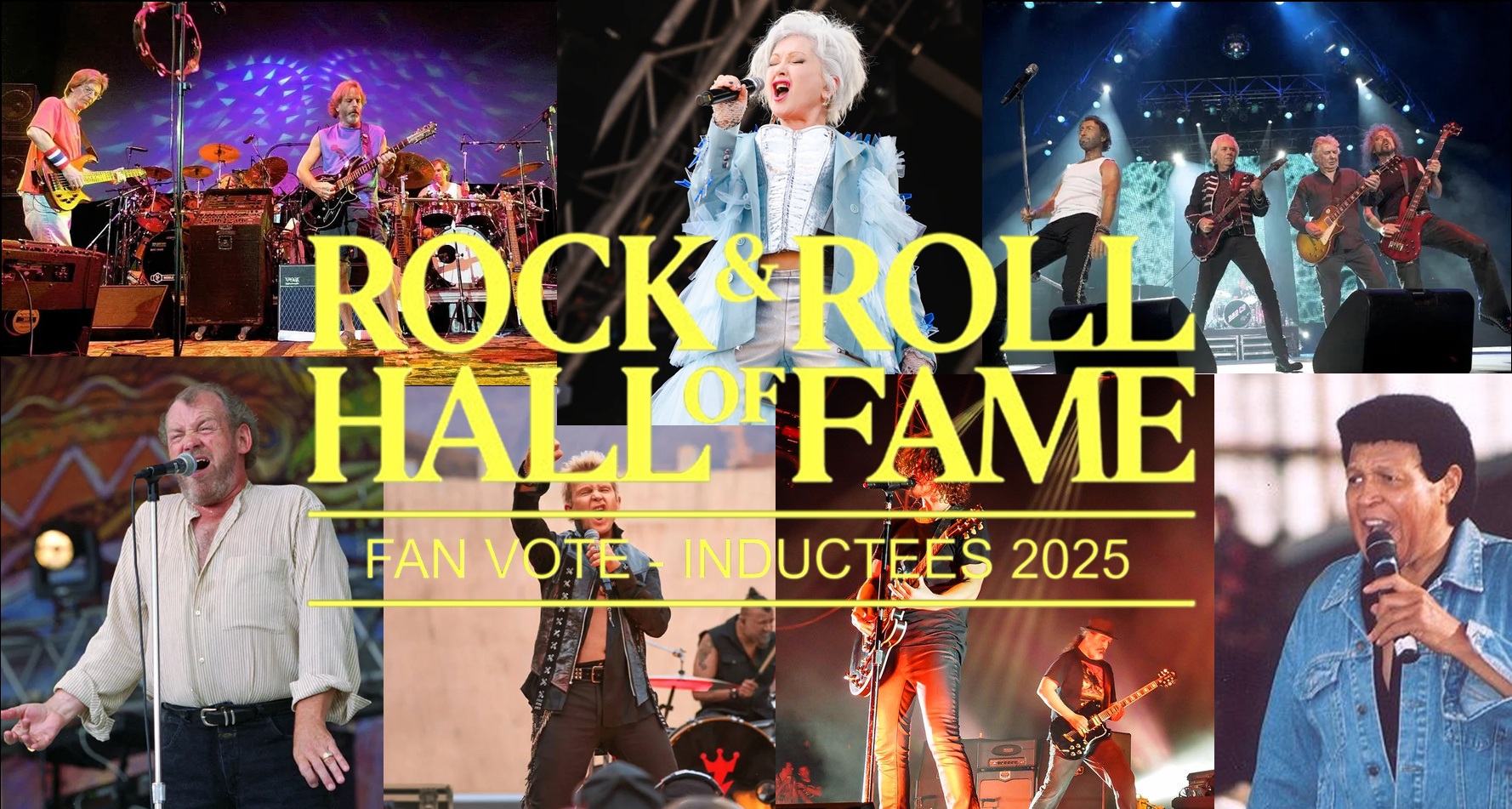Rock and Roll Hall of Fame 2025 'Fan Vote' — it's a wrap